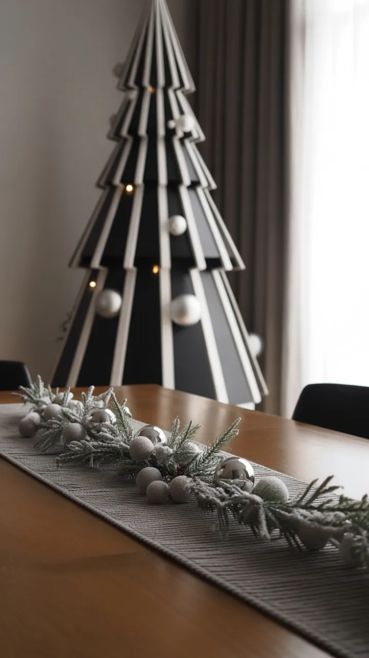 Architectural Christmas – Black and White Minimalism