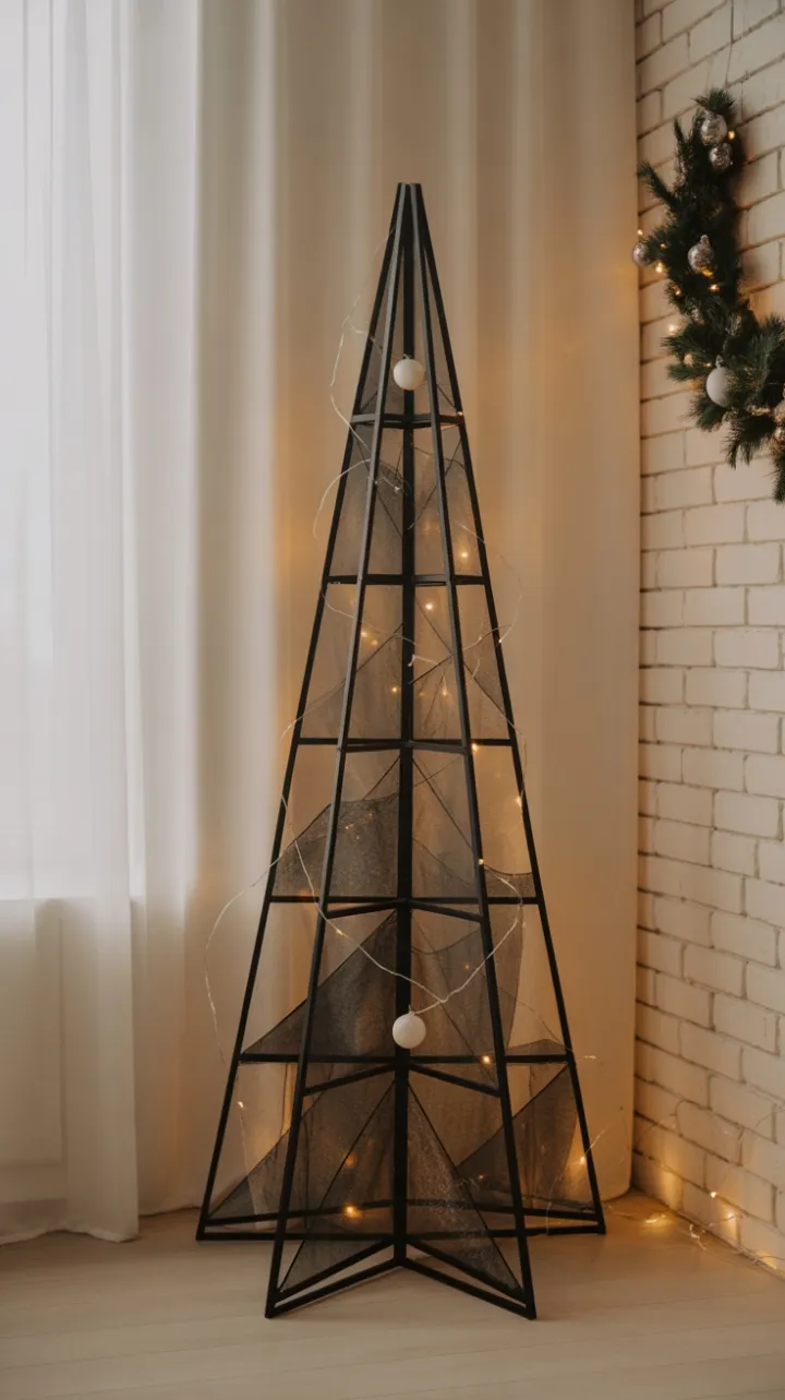 Geometric Elegance A Minimalist Christmas