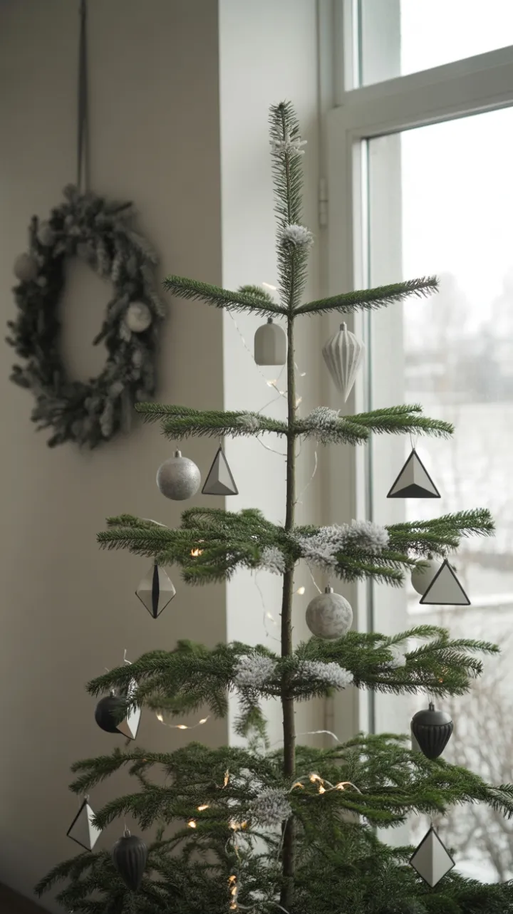 Serene Geometric Holiday Elegance