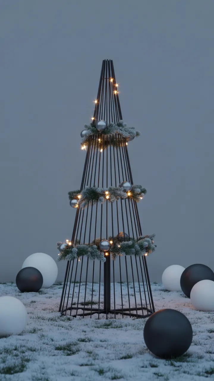 Midnight Minimalist Modern Holiday Elegance
