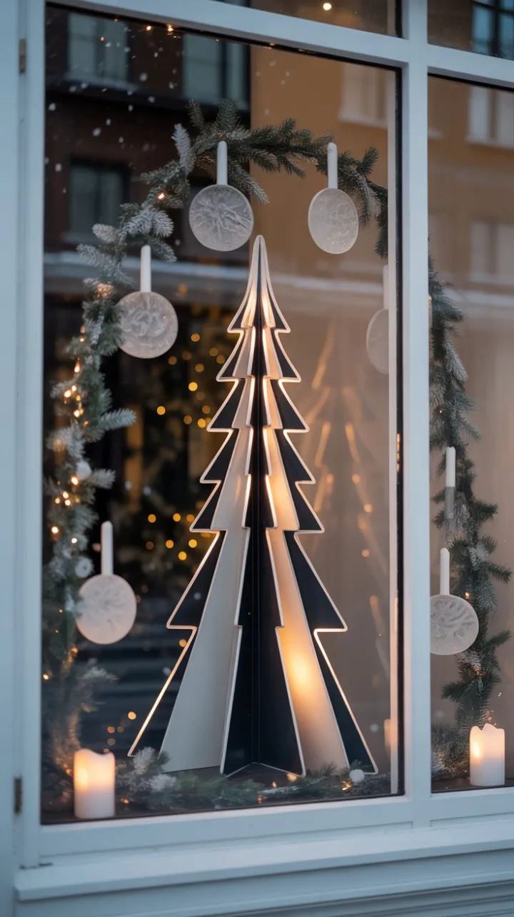 Serene Geometry – A Modern Minimalist Christmas