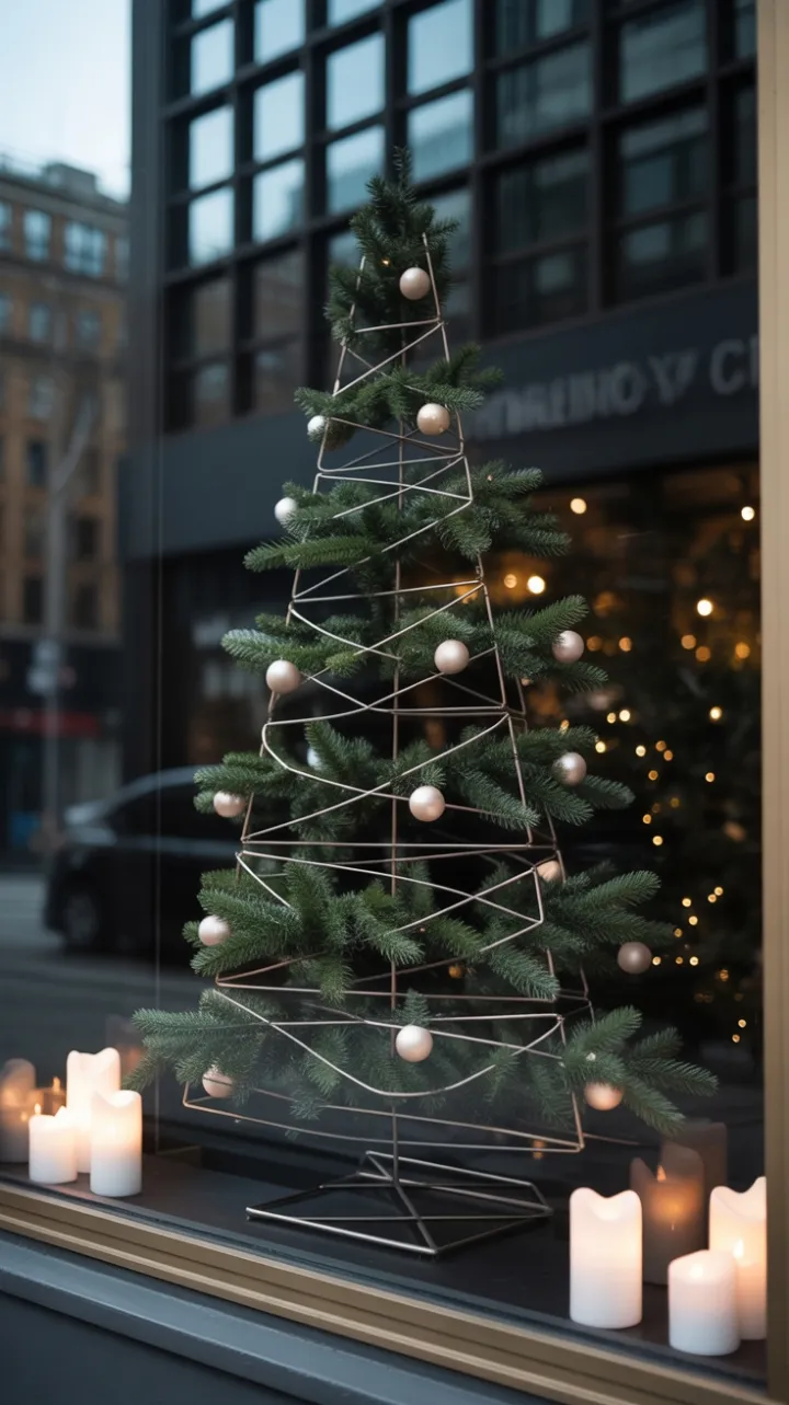 Matte Black Geometric Christmas for the Urban Minimalist