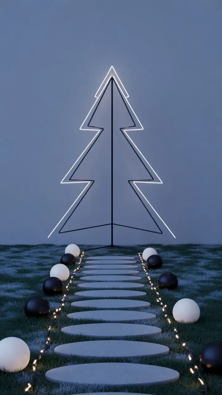 Frosted Dusk and the Geometric Christmas Tree