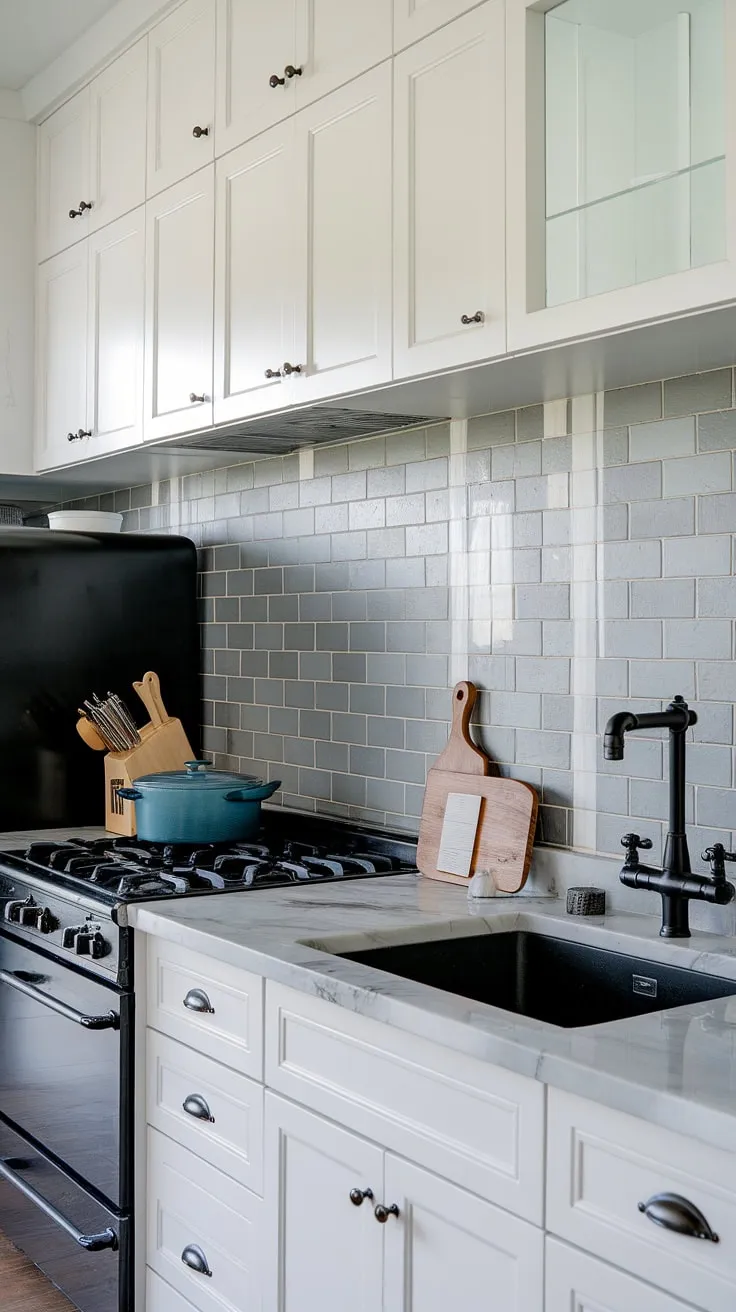 Transform your home with this inspiring modern coastal kitchen.  Our coastal kitchen renovation features innovative modern coastal kitchen backsplash ideas, seamlessly blending modern coastal design interiors with the relaxed vibe of a beach house. Discover the epitome of modern coastal kitchens.