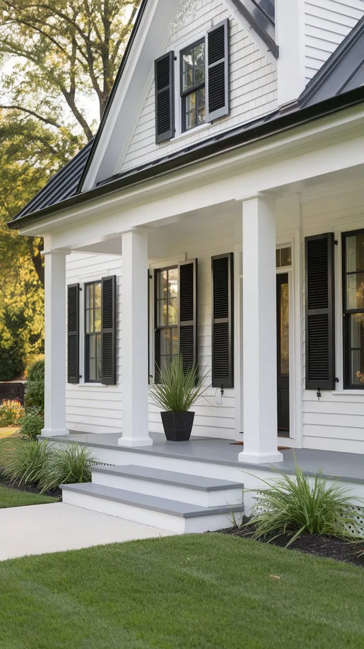 Chic Cape Cod Front Porch Makeover