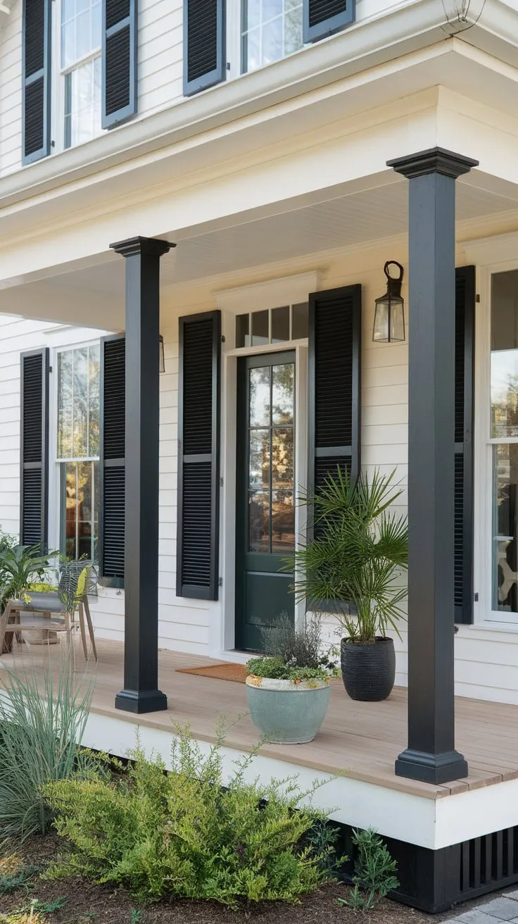 Chic Cape Cod Front Porch Makeover