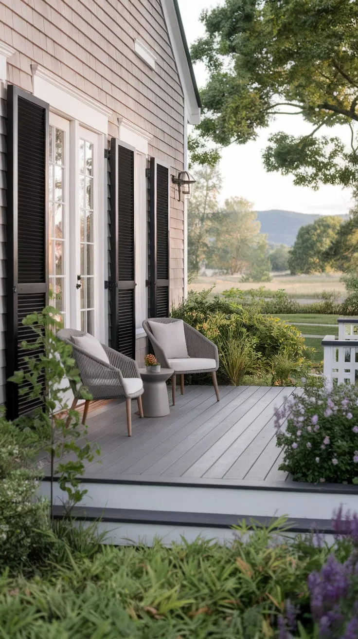 Charming Modern Front Porch Oasis