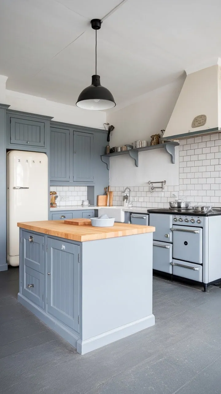 In this stunning kitchen, a symphony of grey harmonizes with bright white accents, crafting a serene and stylish culinary haven.