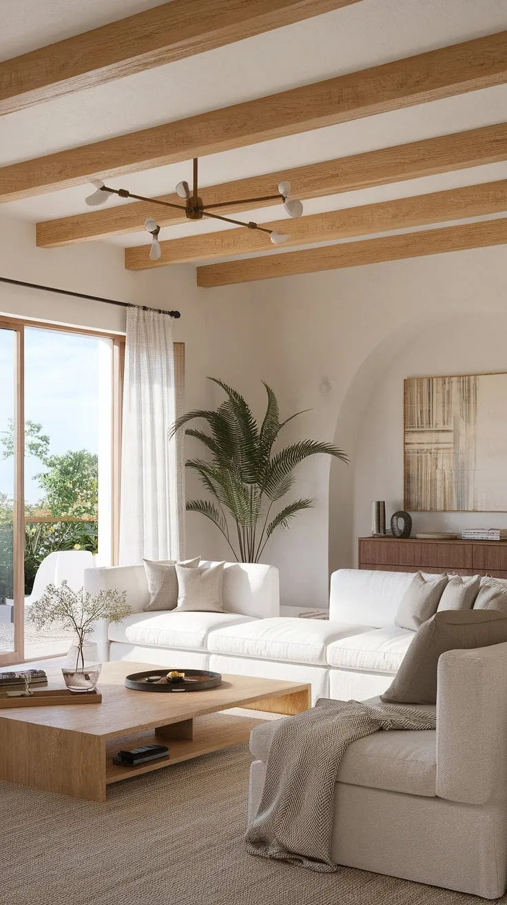 This modern Mediterranean home blends Mallorca's interior charm with minimalist beach house style and French Caribbean accents.