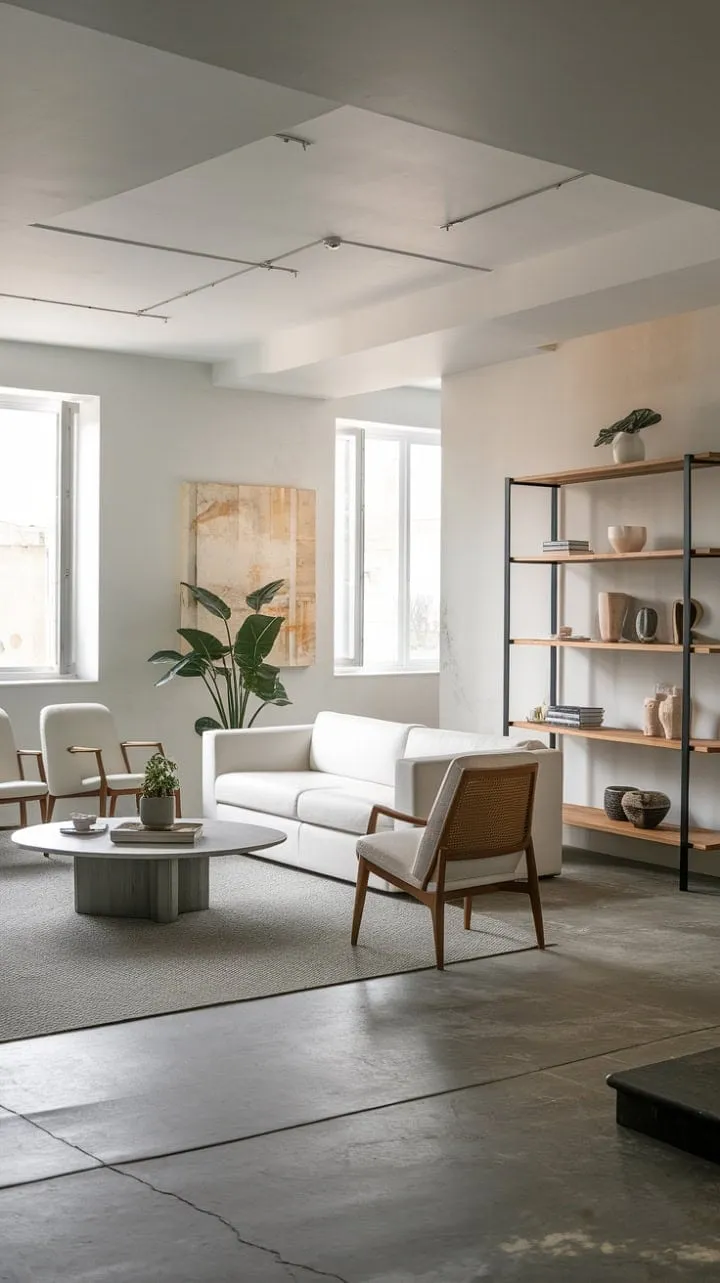 Awakening in a sunlit Mallorca home, where industrial chic meets island charm, offers a serene escape infused with natural elegance.