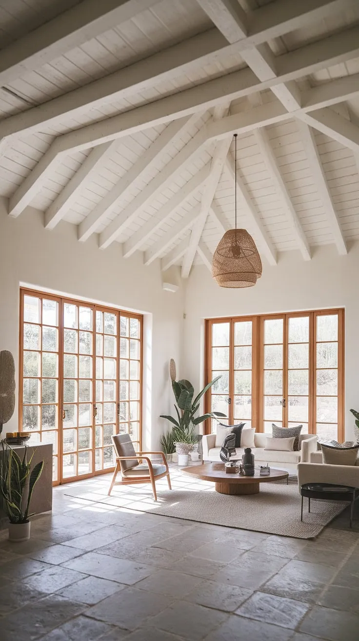 Mallorcan living blends airy Mediterranean light with minimalist French Caribbean design elements.