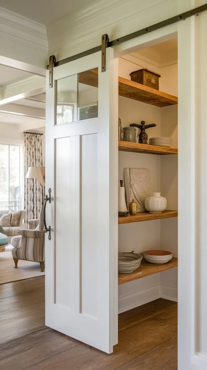 This French-inspired pantry seamlessly marries old-world charm with modern functionality, embodying the essence of timeless elegance that transforms a house into a home.