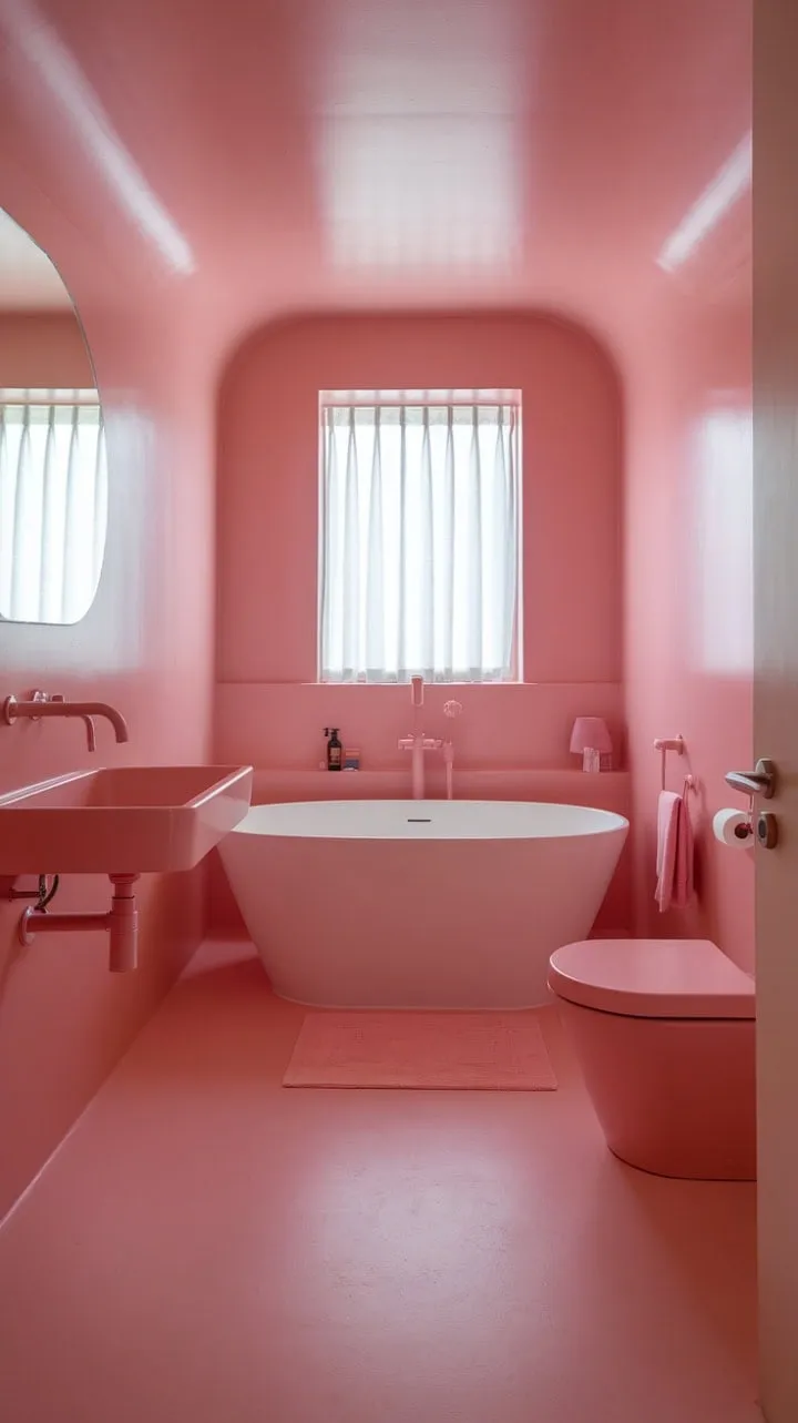 Step into a serene pink paradise where every detail invites you to relax and rejuvenate in a sophisticated escape for the soul.