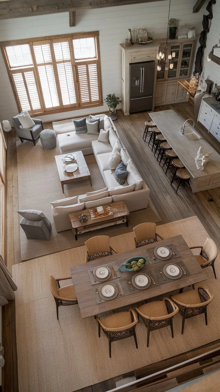 Escape to this idyllic modern rustic farmhouse, where the charm of the countryside meets contemporary elegance. The spacious layout, featuring a cozy living area, a welcoming dining space, and a fully equipped kitchen, offers the perfect blend of functionality and beauty. Every detail, from the wooden shutters to the carefully selected furnishings, contributes to a sense of relaxed sophistication.