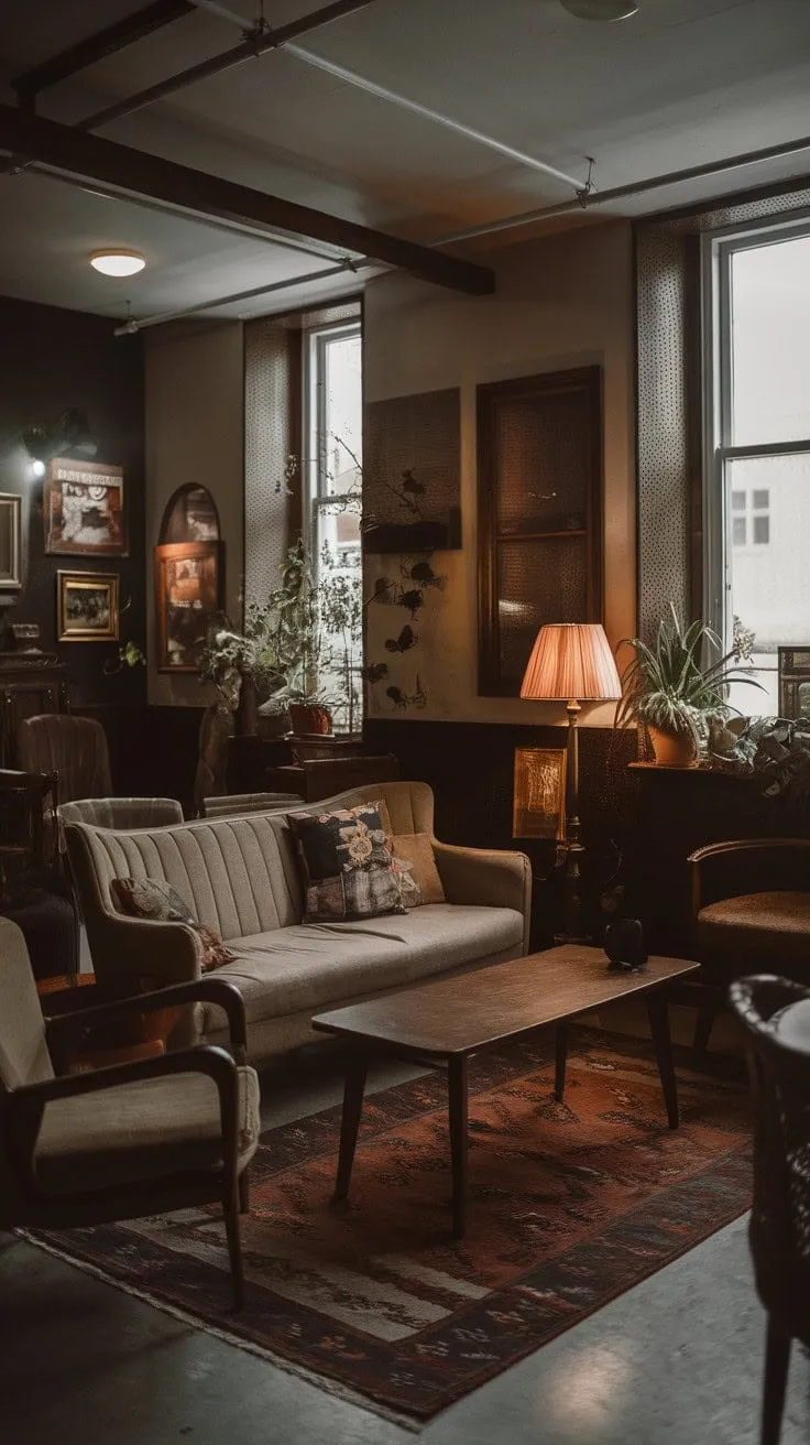 This enchanting sanctuary, adorned with vintage charm and thoughtful details, beautifully embodies the art of timeless design and refined simplicity.