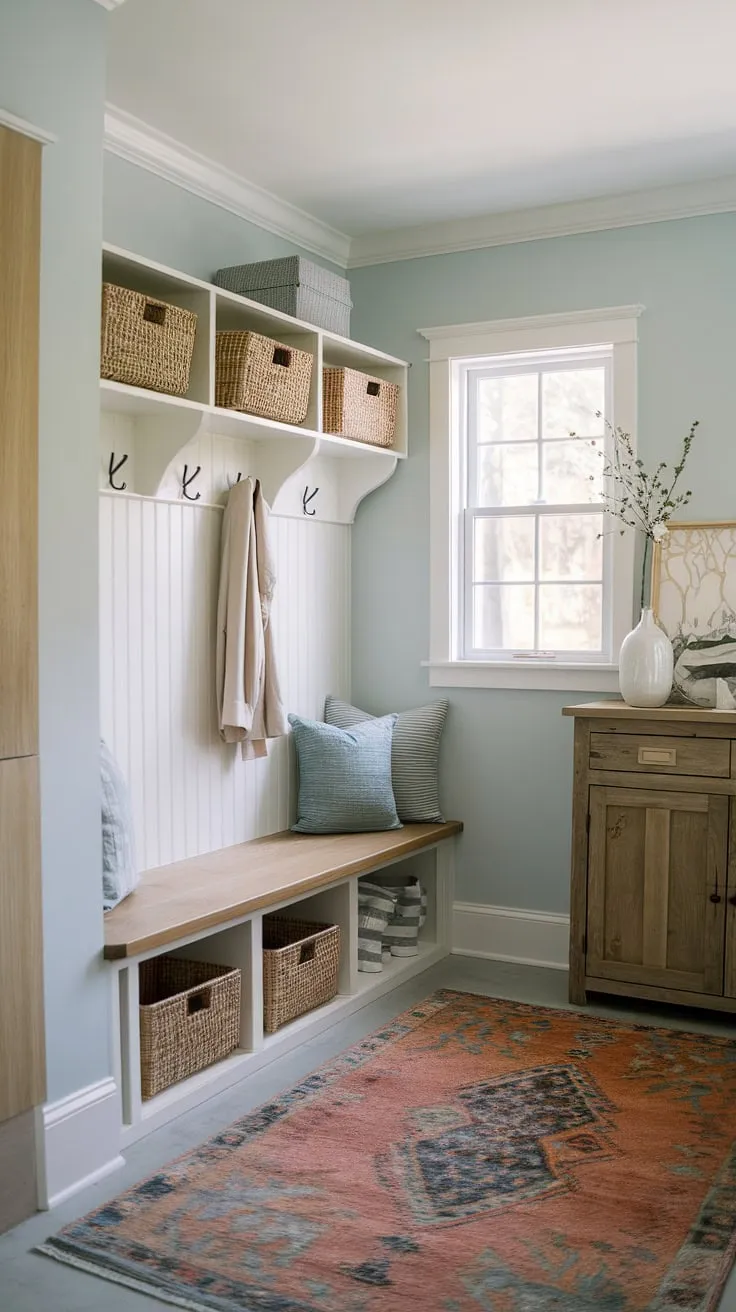 This boho playroom bedroom combo is a dream come true!  Whimsical colors, playful textures, and clever storage solutions create a space where imagination thrives.  Perfect for a toddler or baby boy, this kids room interior design offers a vibrant and functional family room playroom, showcasing the best in boho playroom ideas and kids playroom decor.