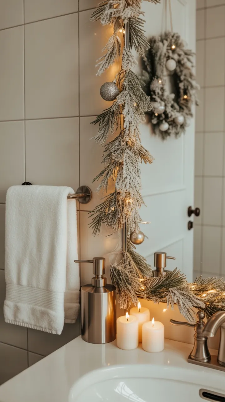 Serene Holiday Spa Retreat in Neutral Christmas Elegance