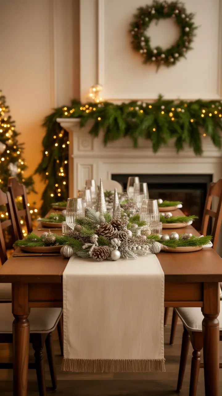 Warmth and Wonder at an Elegantly Set Christmas Table