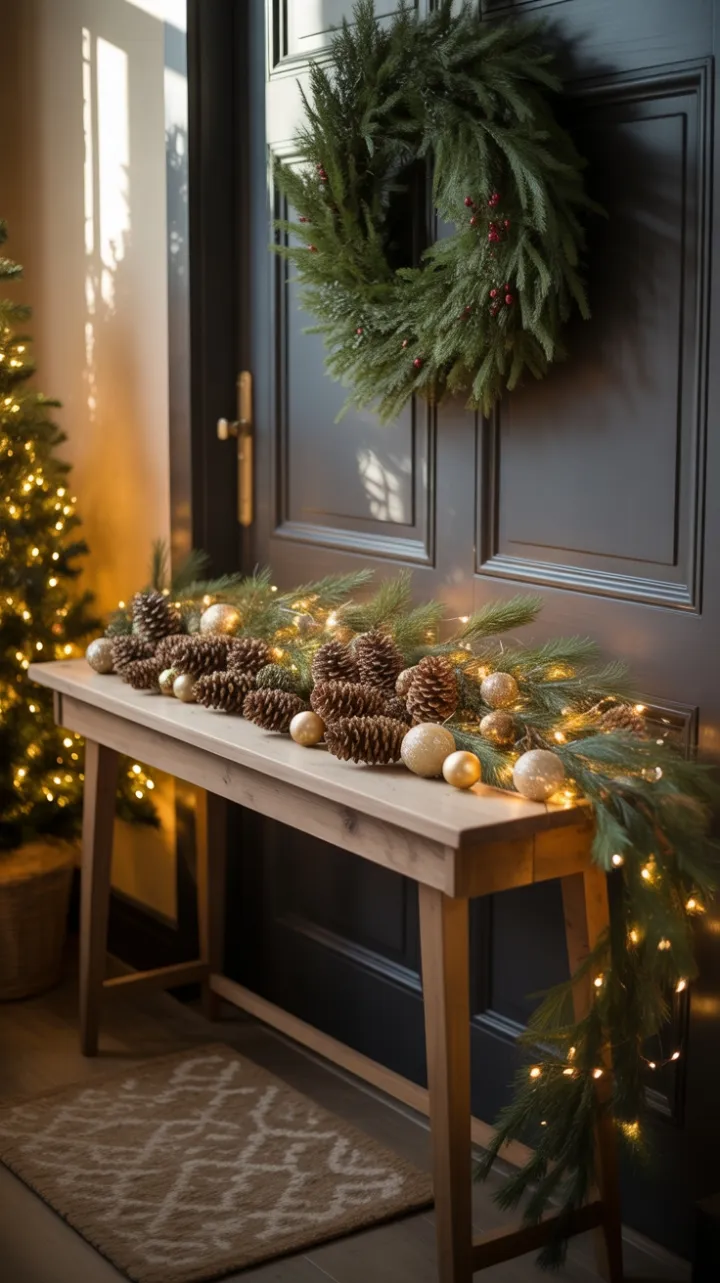 A Warm Rustic Welcome for Christmas