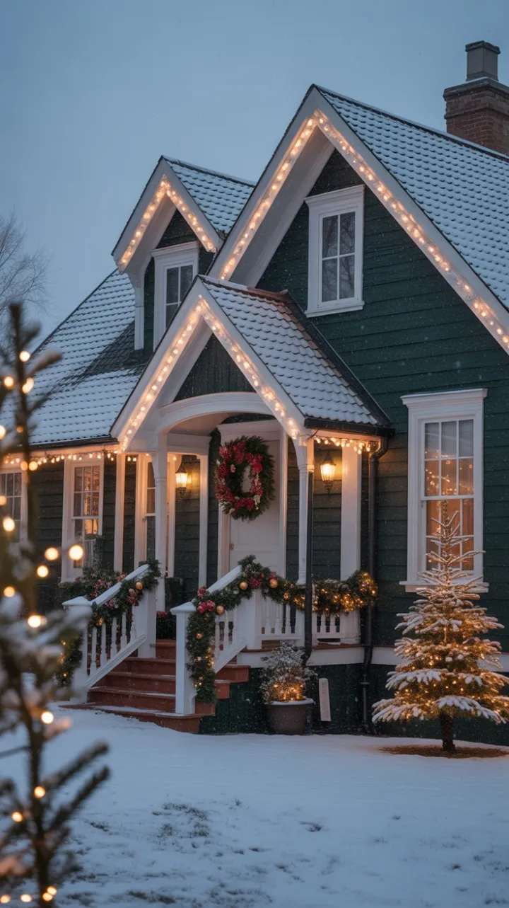 Snow-Kissed Victorian Holiday Glow