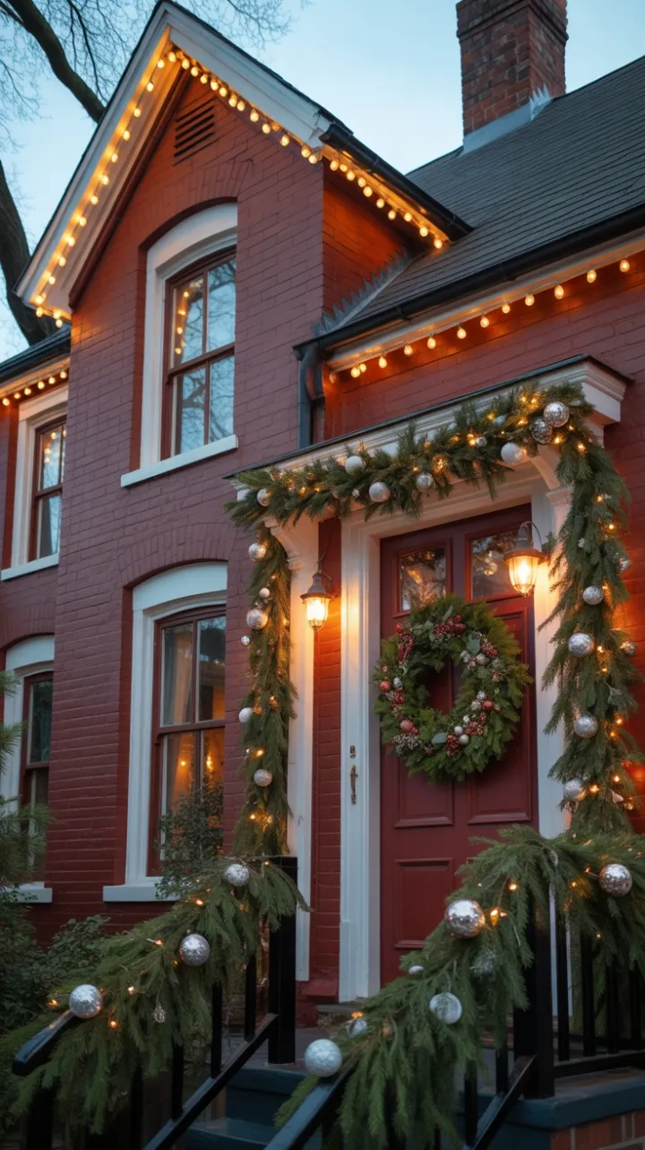 Victorian Home Bathed in Holiday Glow