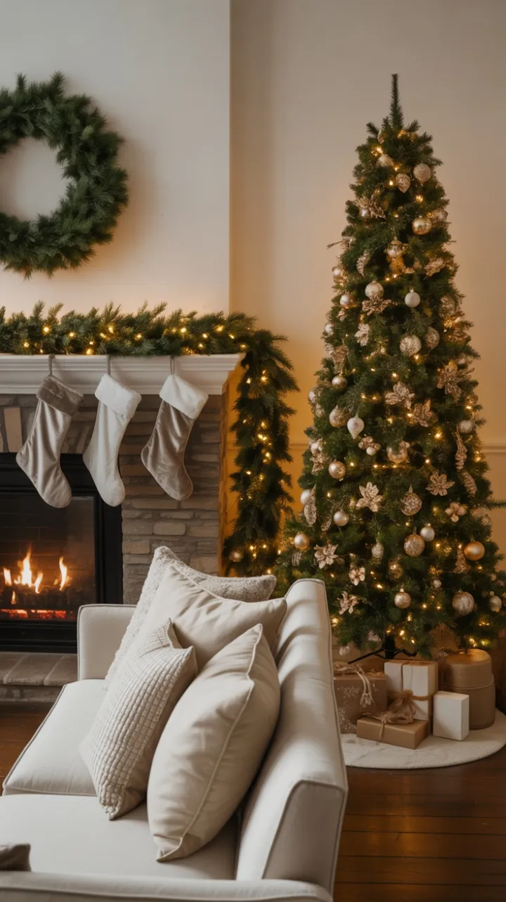 Warmth and Wonder at the Stone Fireplace