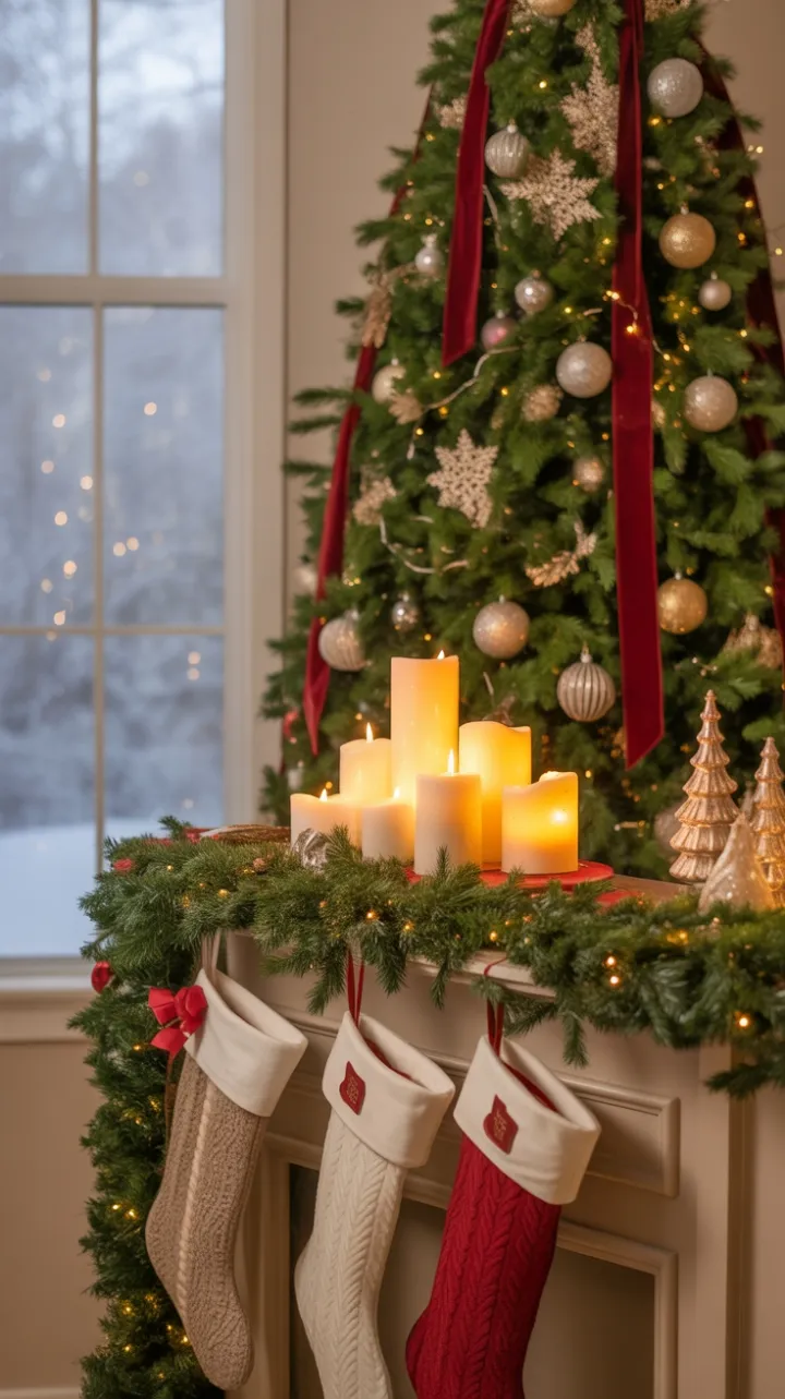 Velvet Ribbon Christmas by the Fireside