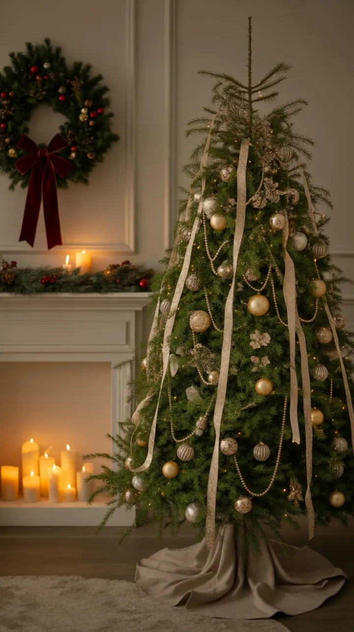 Candlelit Christmas Under Velvet Bows