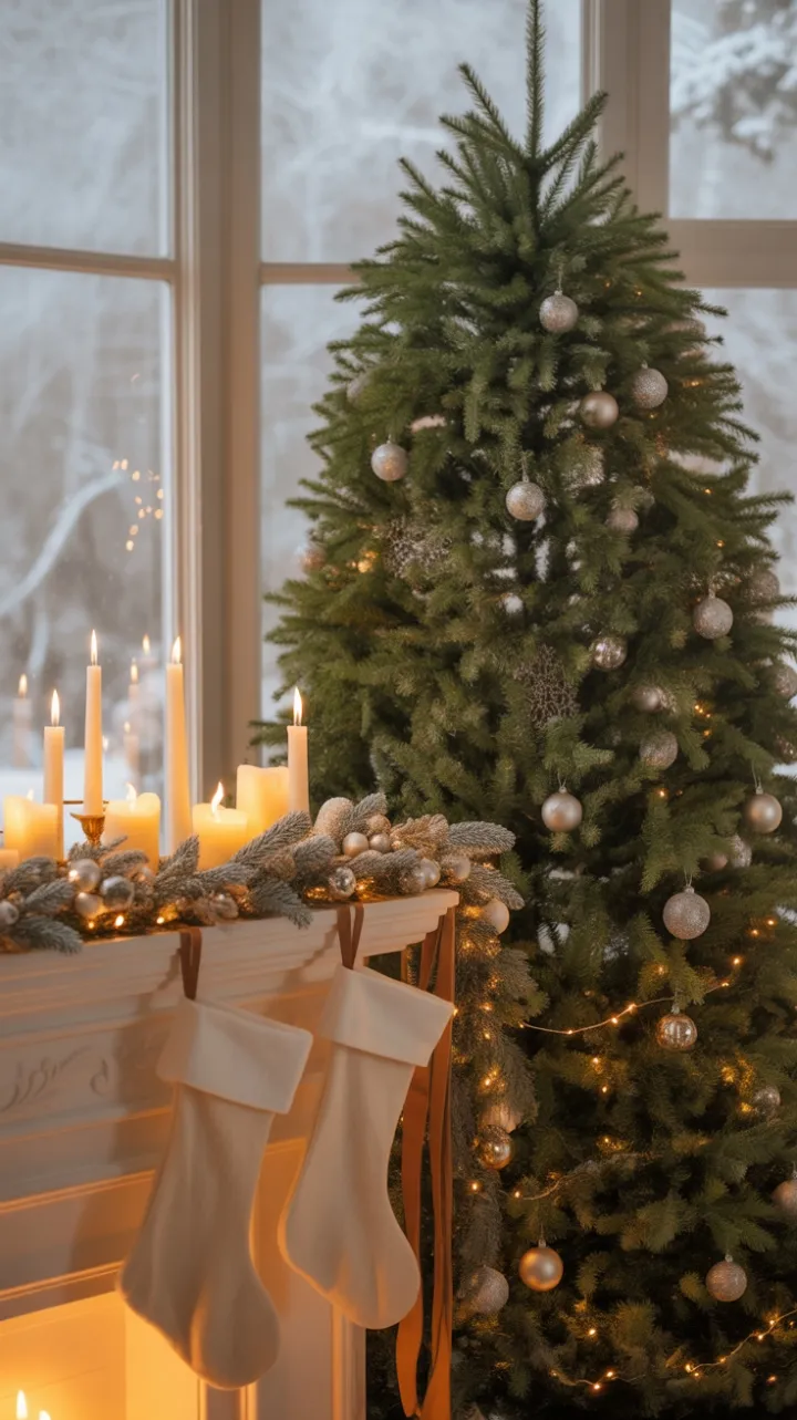 Velvet Ribbons and Beeswax Glow of a Minimalist Christmas