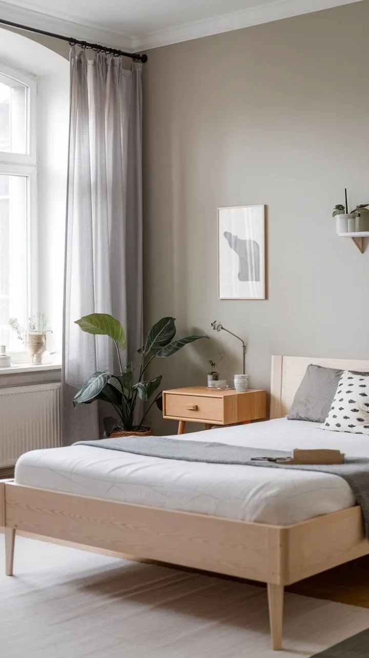 Discover serenity in a Scandinavian-inspired retreat where clean lines and natural light harmonize in a modern yet inviting atmosphere.