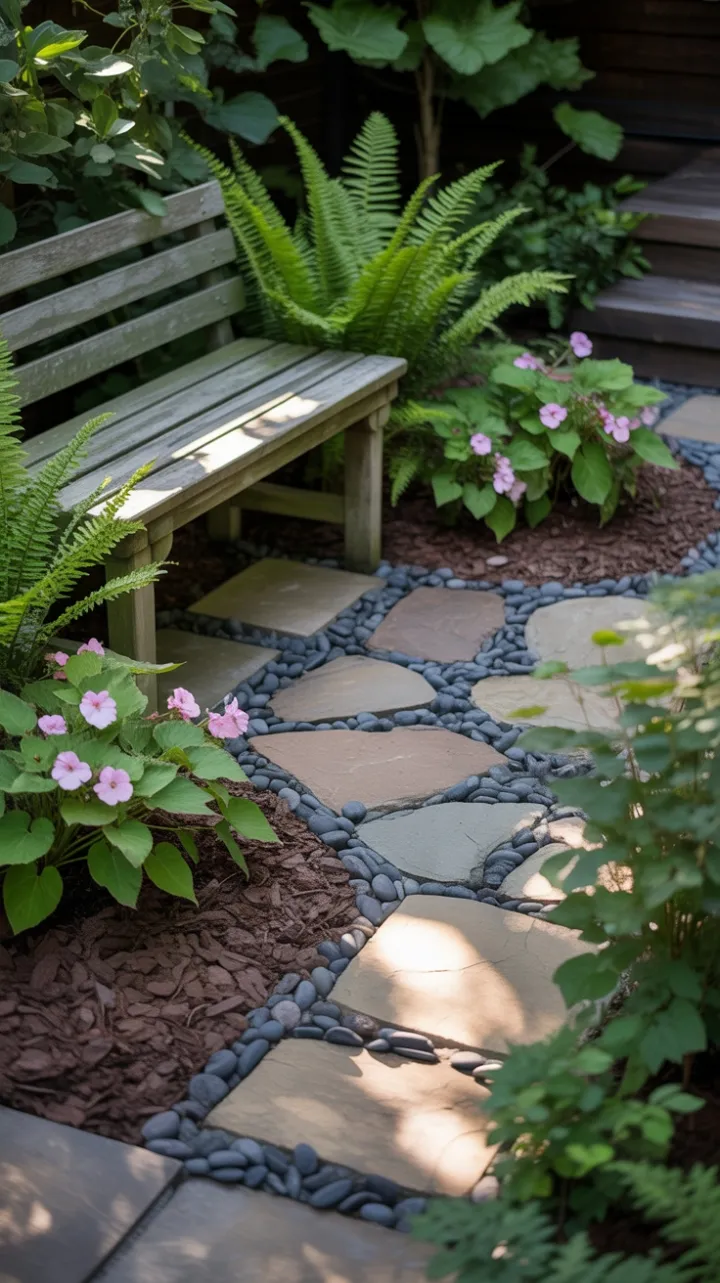Dappled Light on a Weathered Bench