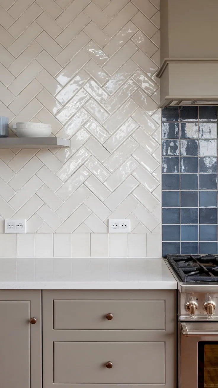 From cramped vintage to chic and functional: This small kitchen before and after showcases the power of smart small kitchen design.  Our neutral galley kitchen transformation proves that even the smallest spaces can be stylish and efficient, offering plenty of small kitchen decor ideas.  Note the clever use of space with a kitchen without wall cabinets, a perfect example of slim kitchen ideas and l-shaped small kitchen ideas.