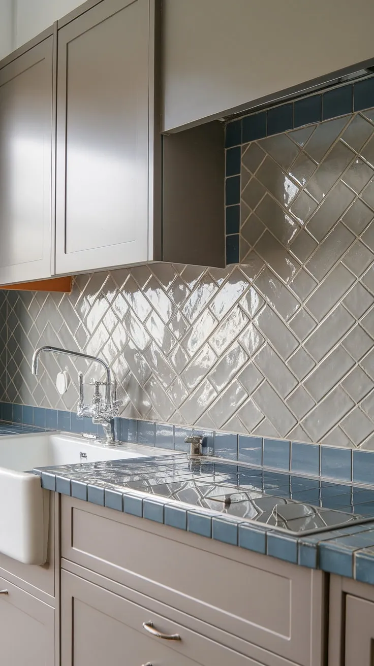 This small kitchen before and after is a testament to the impact of thoughtful small kitchen design.  The cluttered L-shaped small kitchen was completely reimagined, resulting in a minimalist neutral galley kitchen.  Removing the upper cabinets was key to achieving this airy, open feel, offering a fresh perspective on small kitchen decor ideas and kitchen without wall cabinets.  The result? A stunning example of slim kitchen ideas for maximizing space in a small kitchen.