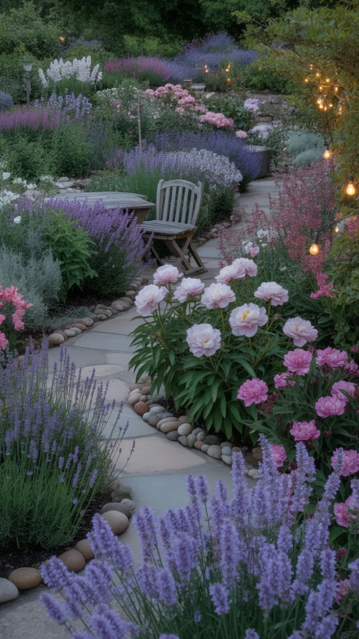 Woven Lights and Lavender Dreams Along the Winding Path