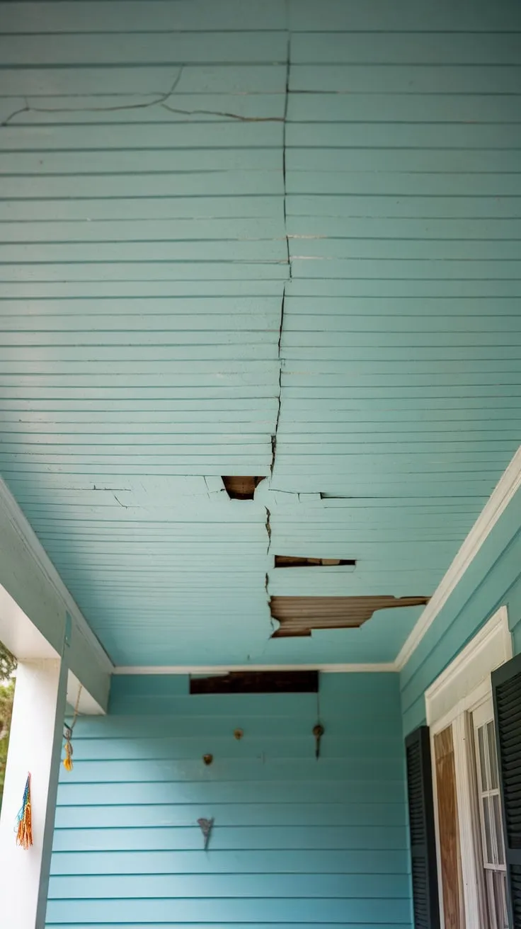 Haint Blue Charm on a Southern Porch