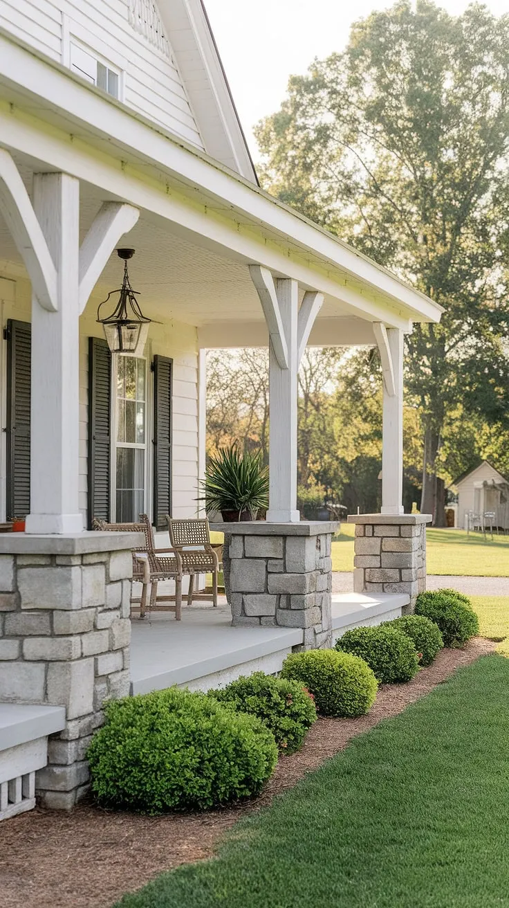 This small patio is the perfect example of how to maximize space and style.  These small patio ideas, perfect for townhouse living, create a cozy and inviting atmosphere.  The simple yet elegant backyard patio decor and thoughtful small patio design elements make this uncovered patio a true escape. Explore more patio ideas townhouse and ideas backyard patio for inspiration.