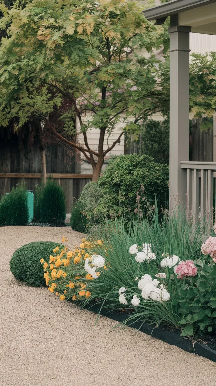 Charming Low-Maintenance Porch Landscaping