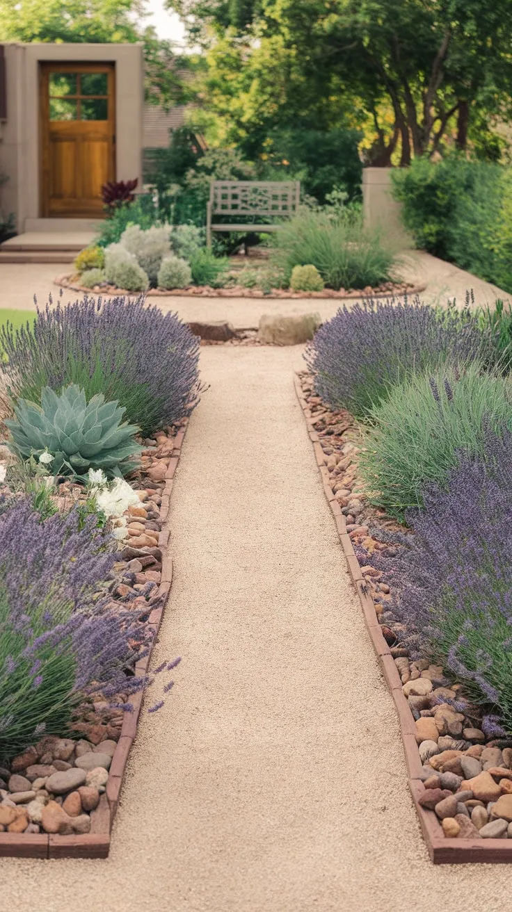 Low-Maintenance Porch Paradise with Lavender Blooms