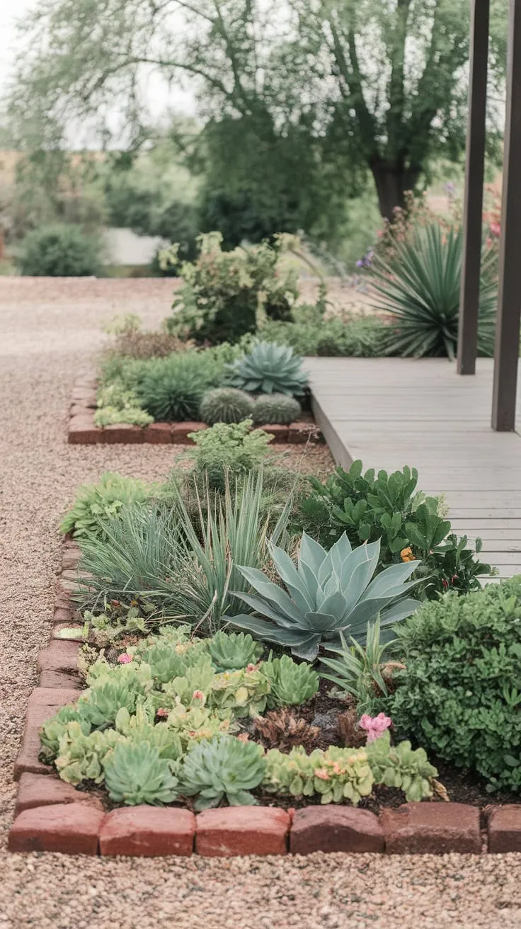 Charming Low-Maintenance Porch Landscaping