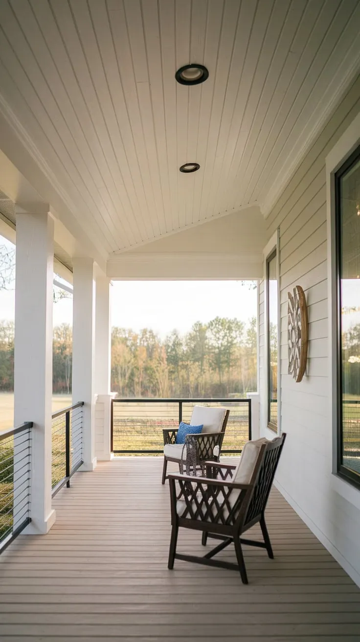 Serene Porch Retreat with Shiplap and Scenic Views