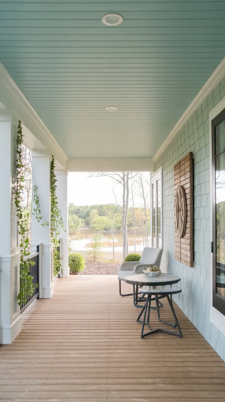 Charming Modern Farmhouse Porch with Scenic Views