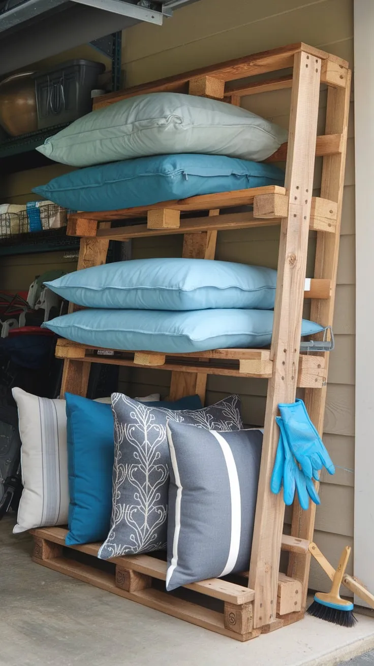 DIY Porch Storage for Cushions and Pillows