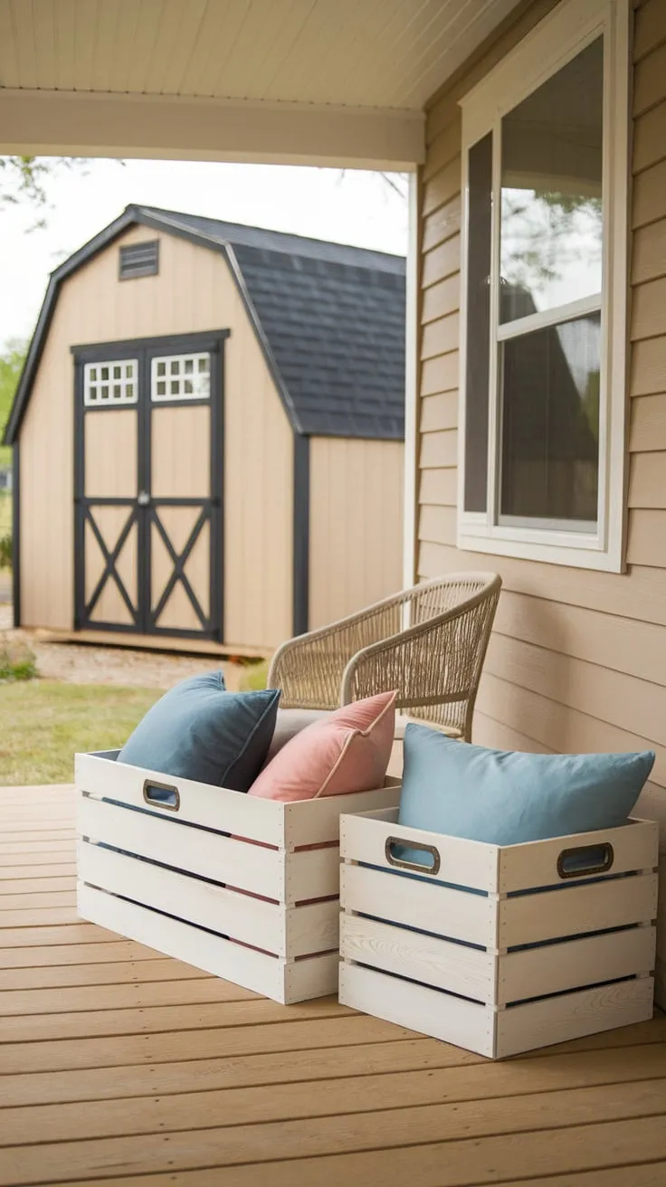 Transform Your Porch with Stylish DIY Storage Solutions
