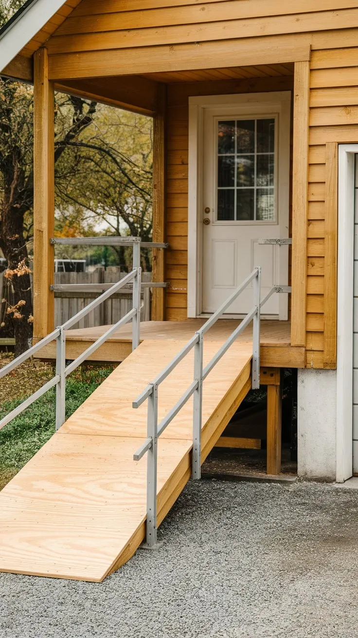Charming Ramp-Accessed Porch Surrounded by Nature