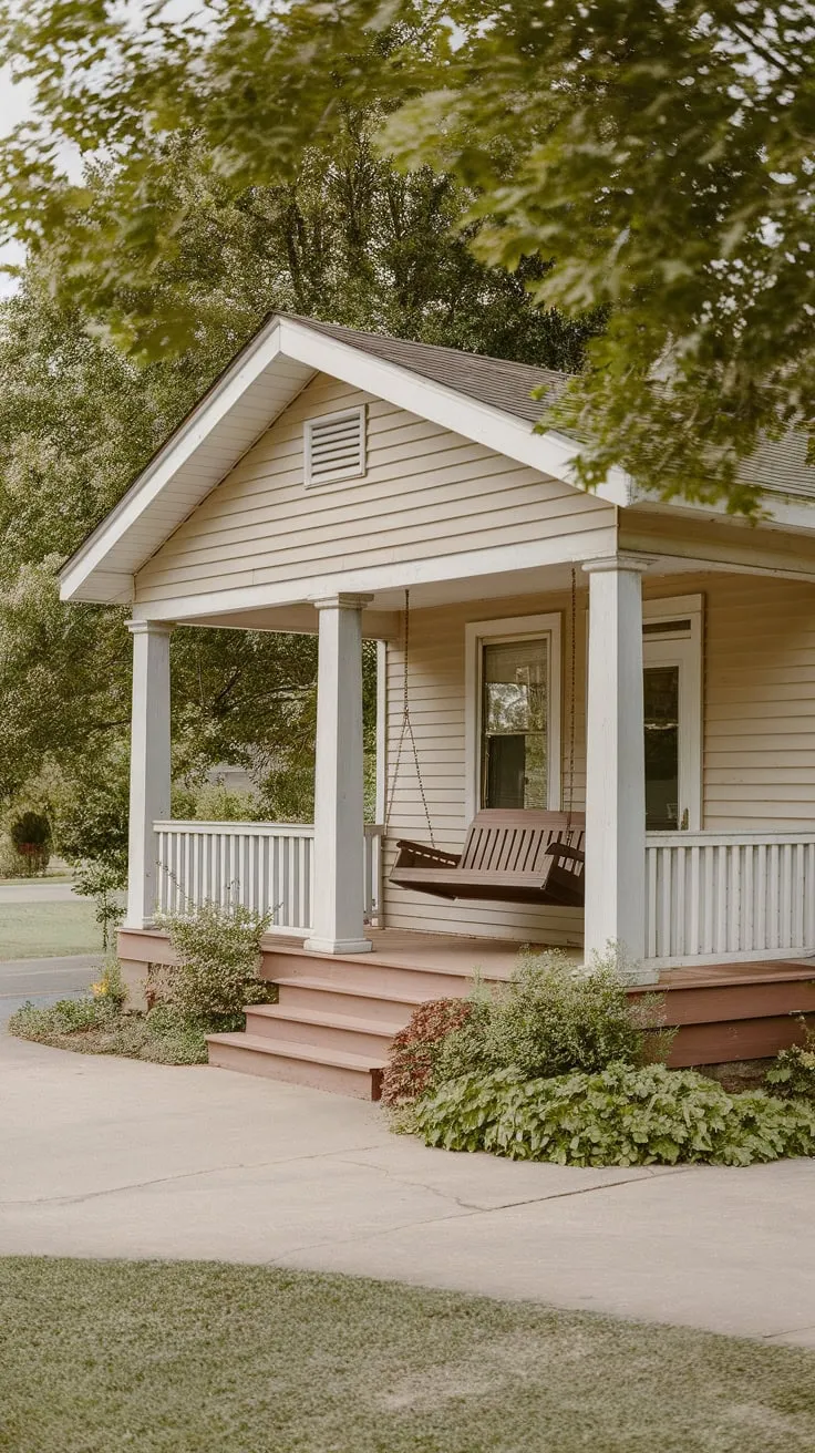 Charming Ranch House with a Cozy Front Porch