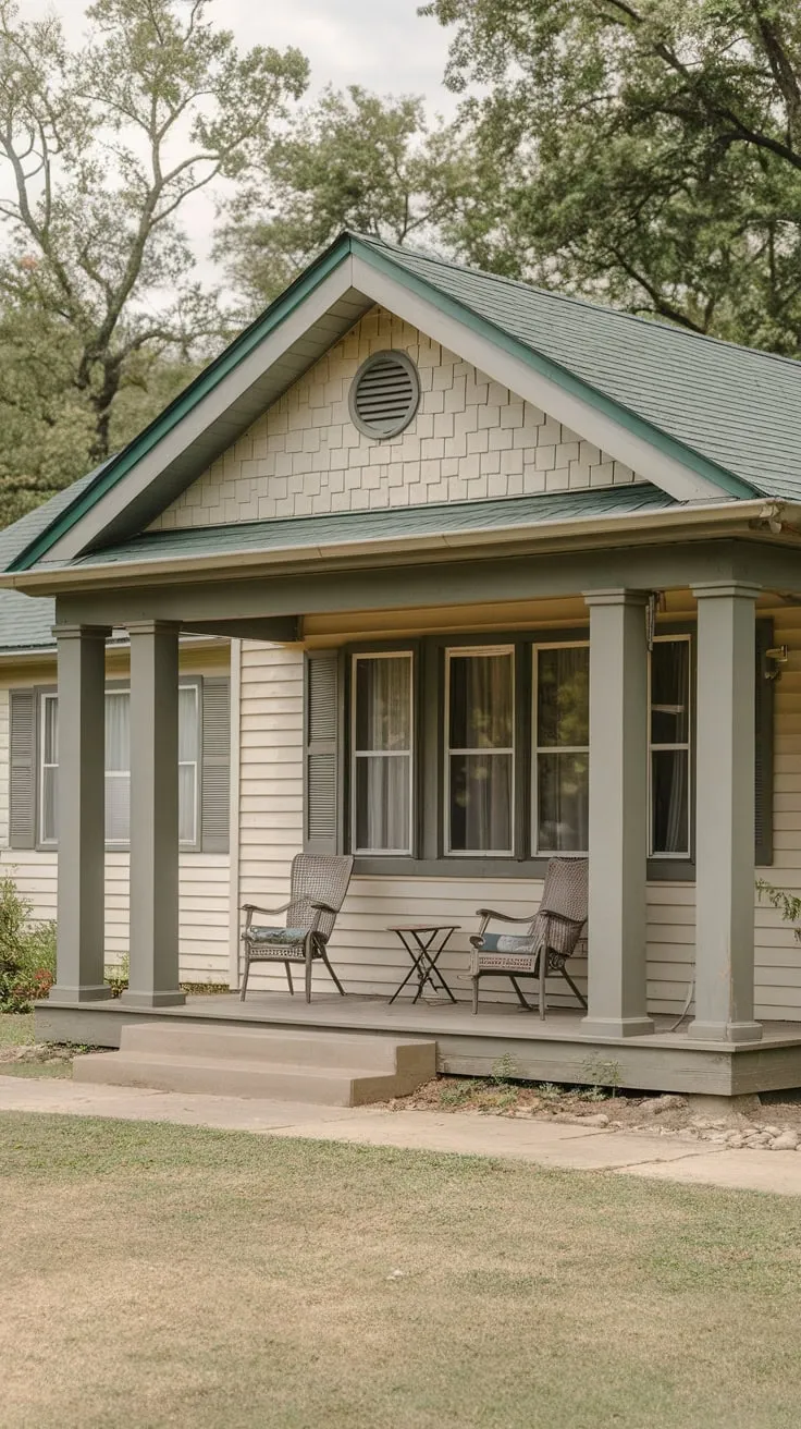 Cozy Front Porch Retreat on a Ranch House