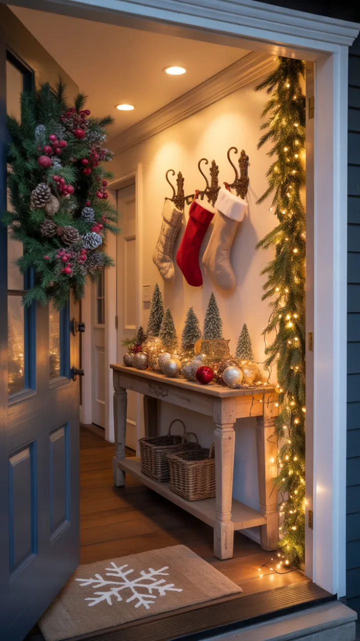 Step Into a Cozy Christmas Welcome