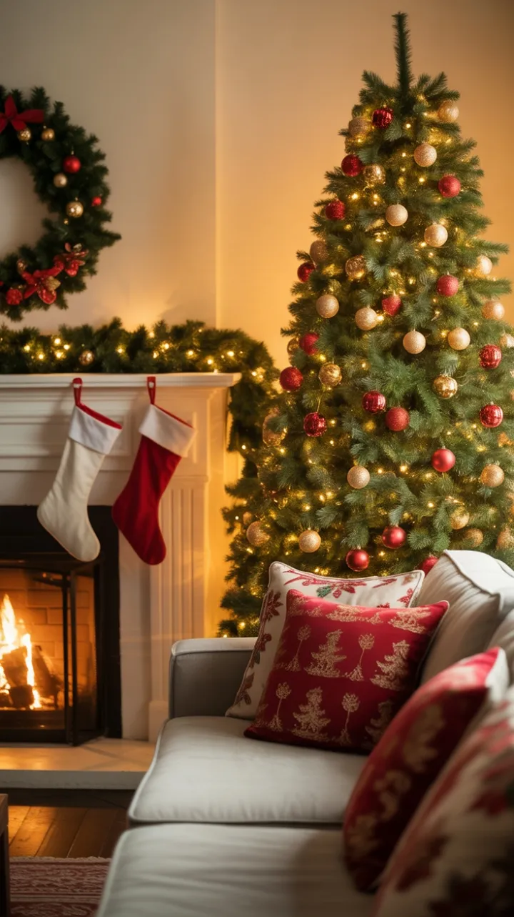 Twinkling Tree and Fireside Comfort