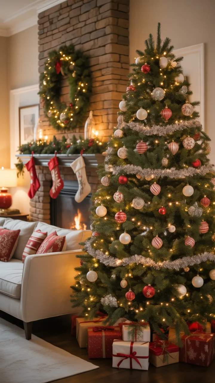 Warmth and Wonder by the Twinkling Christmas Tree