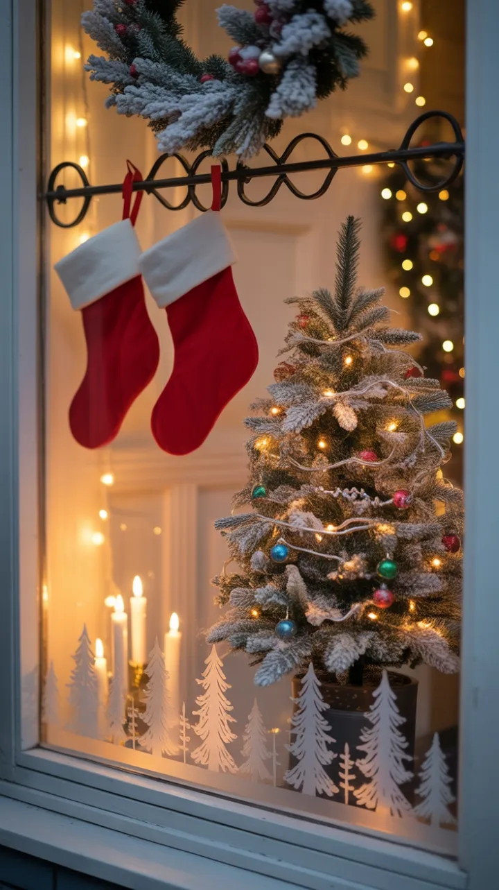 Warmth and Wonder in a Christmas Window